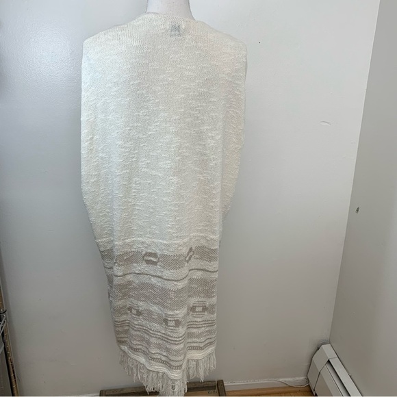 Old Navy  Sleeveless Open Fringe Boho Duster  Cardigan  Woman XL/XXL Western - Picture 6 of 11